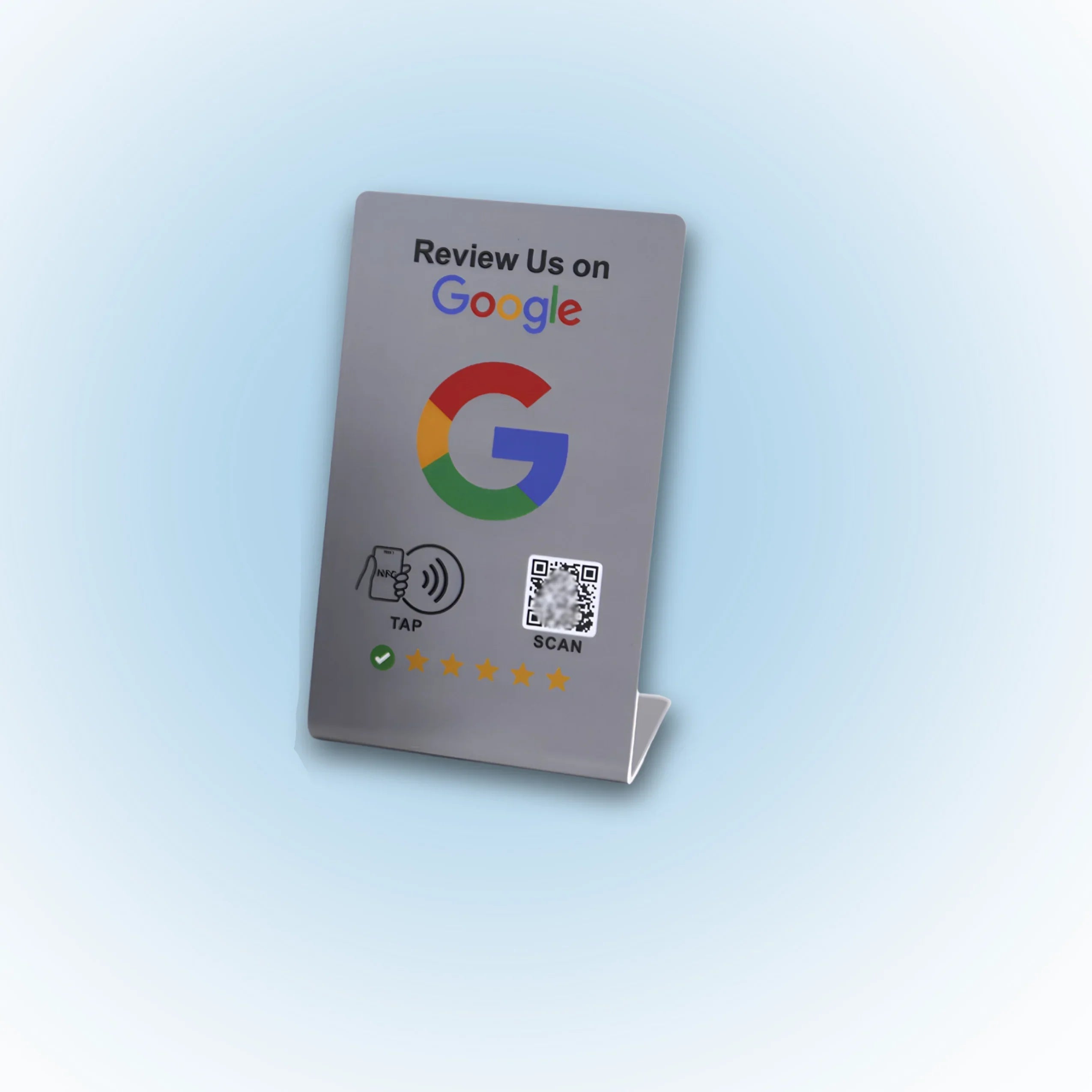 Google Review Stand NFC + QR Tap Sign Review Stands