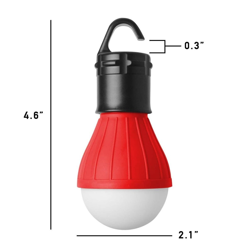 2 - Pack: Portable Emergency Light Bulb with Hook - Veteran Powered