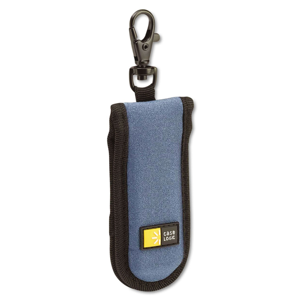 Case Logic USB Drive Shuttle, Holds 2 USB Drives, Blue