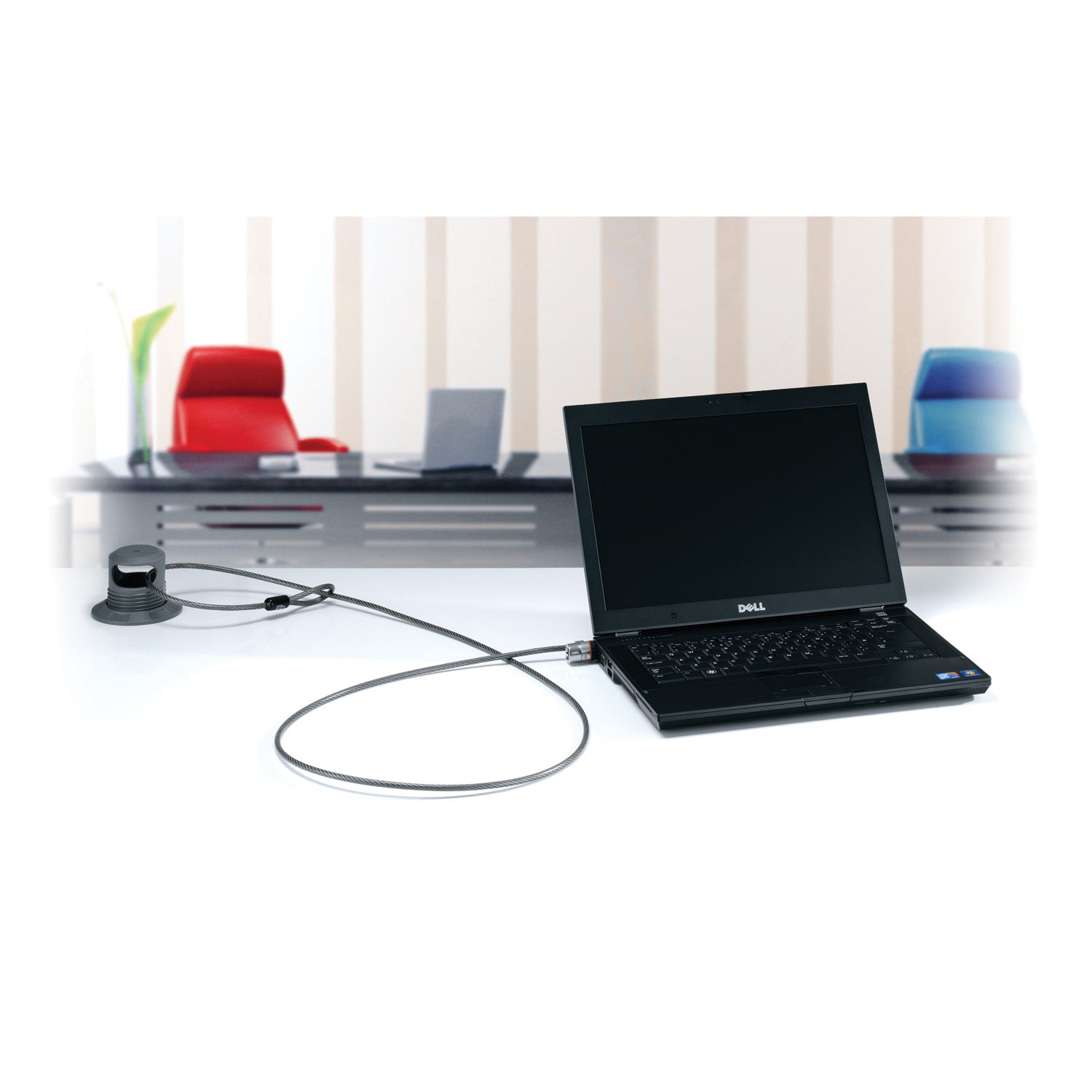 Kensington Laptop Computer Microsaver Security Cable with Lock, 2 Keys