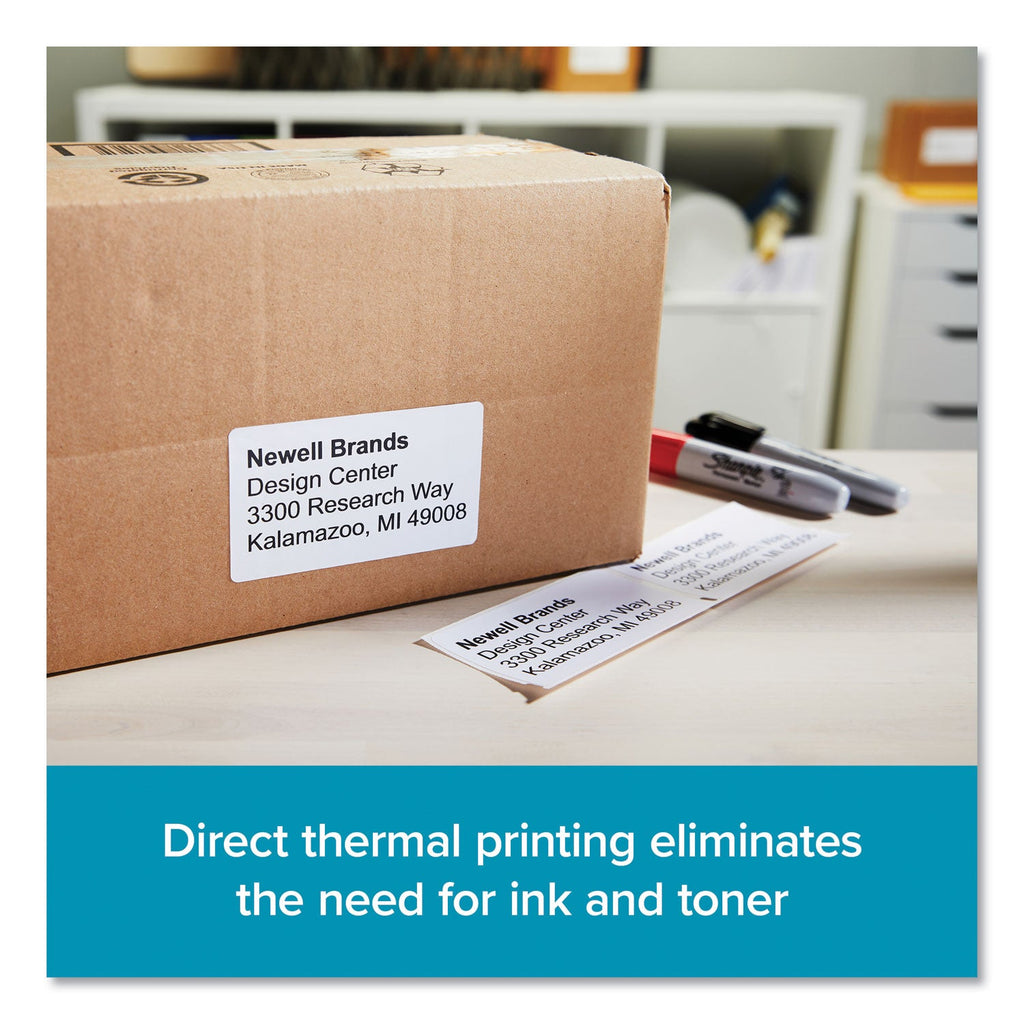 DYMO LW Shipping Labels, 2.31" x 4", White, 300 Labels/Roll, 6 Rolls/Pack