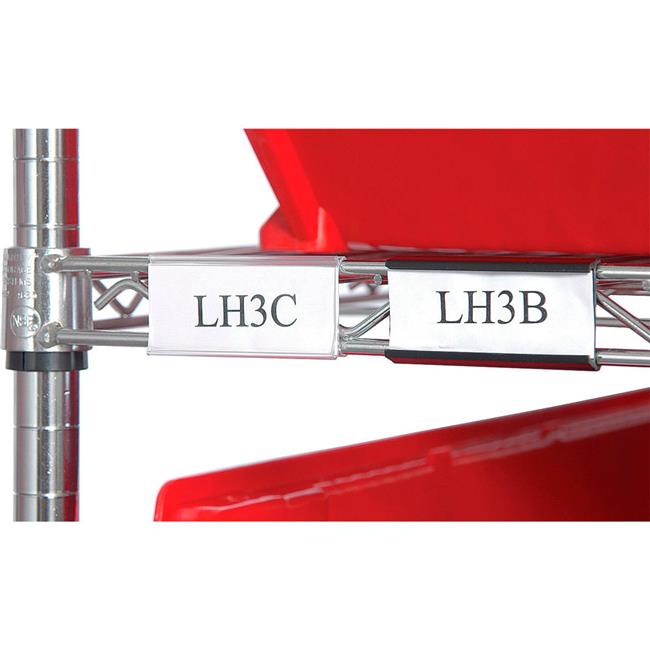 Quantum Storage Systems B3149298 33 In. Label Holder For 36 In. Shelf Clear