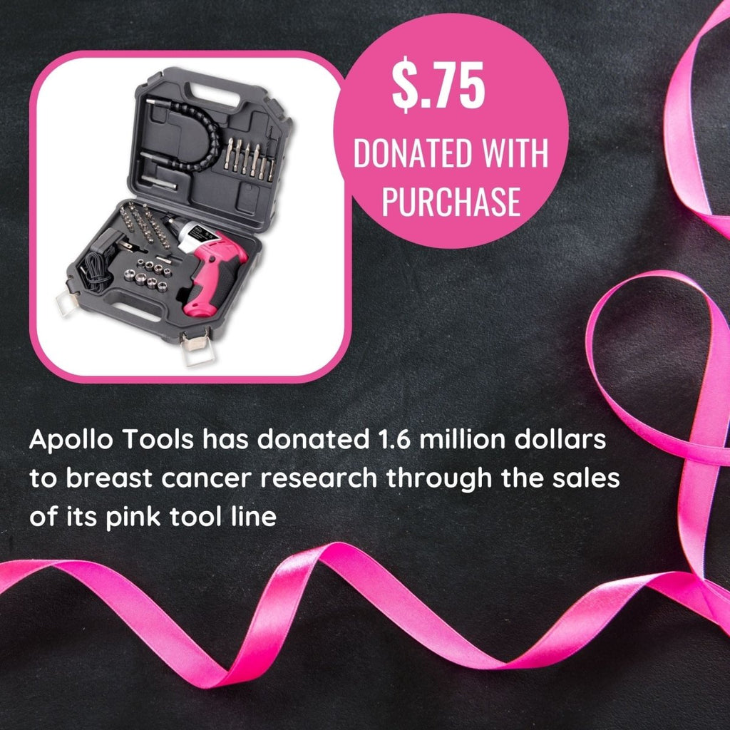 3.6 Volt Lithium - Ion Rechargeable Screwdriver with 45 Piece Accessory Set - Pink DT4944P - Veteran Powered