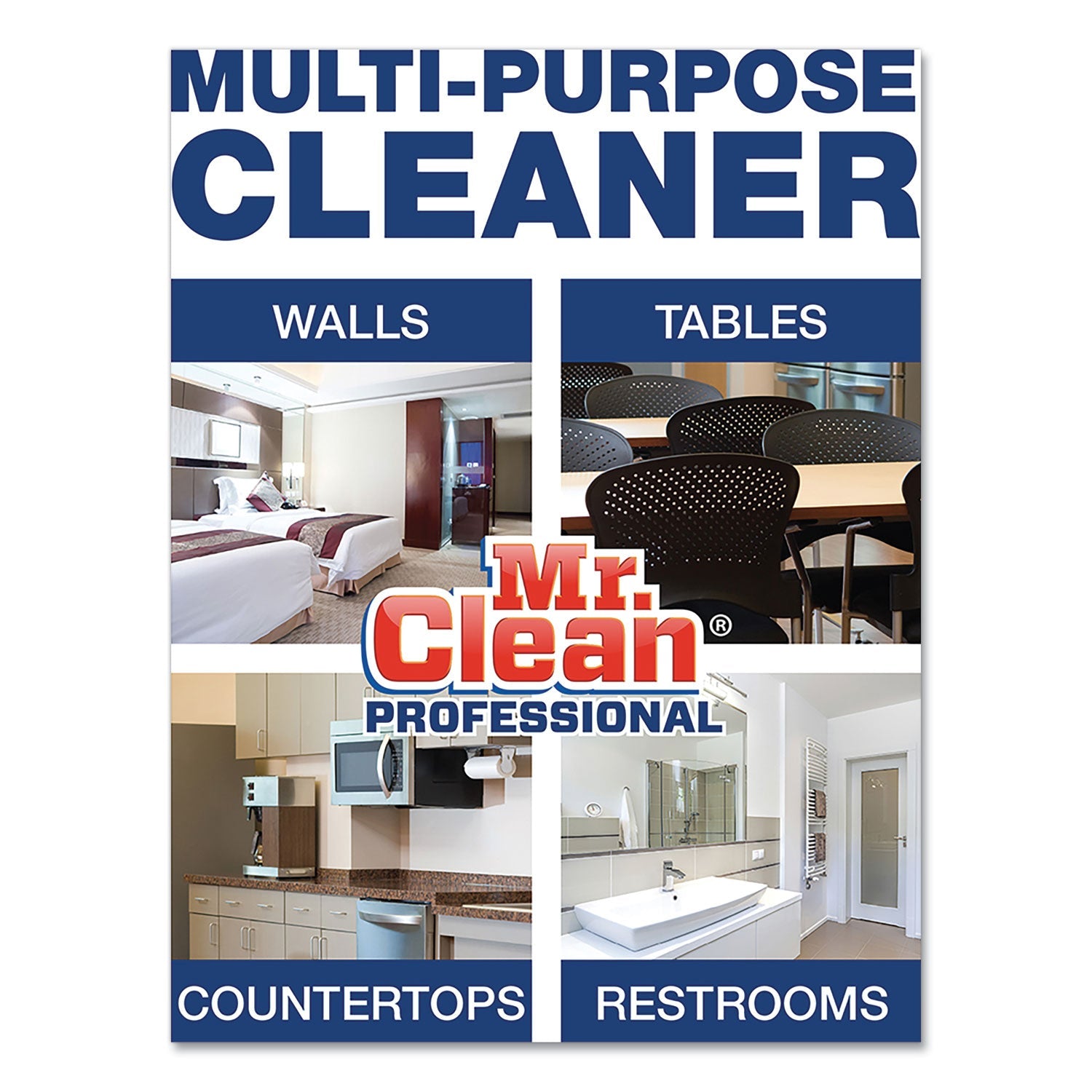 Mr. Clean Finished Floor Cleaner, Lemon Scent, 1 gal Bottle