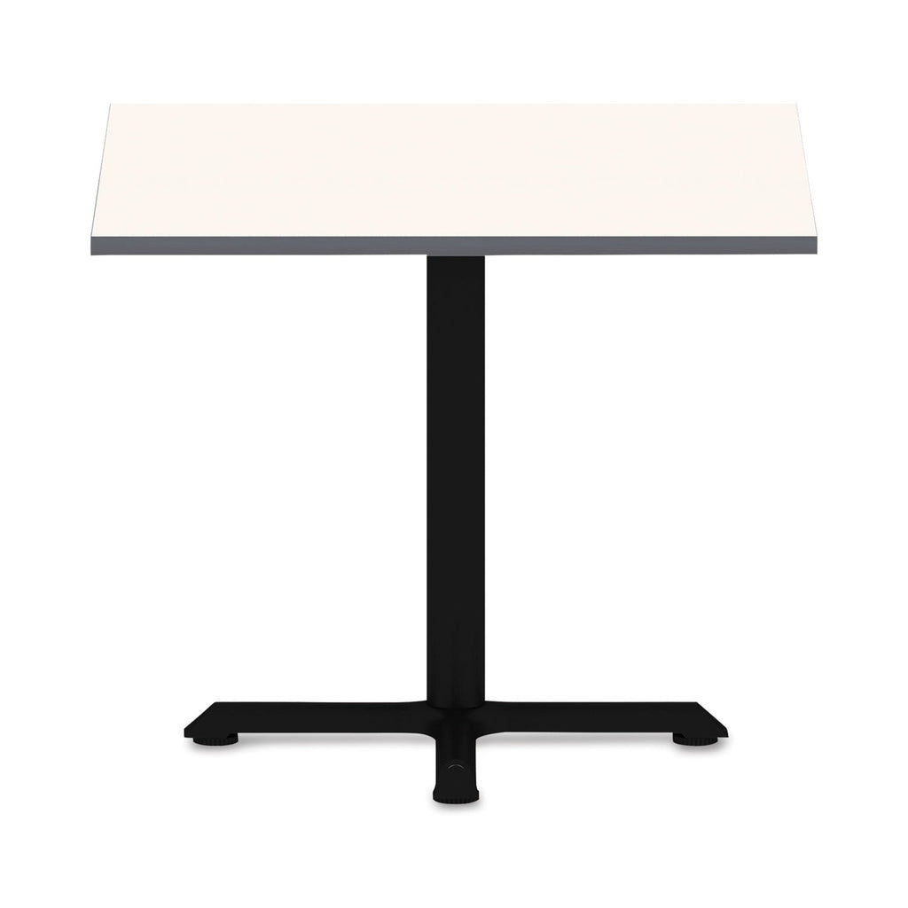 Alera Hospitality Series Single-Column Bases, 27.5" Diameter, 28.5"h, 300 lb Cap, Steel, Black
