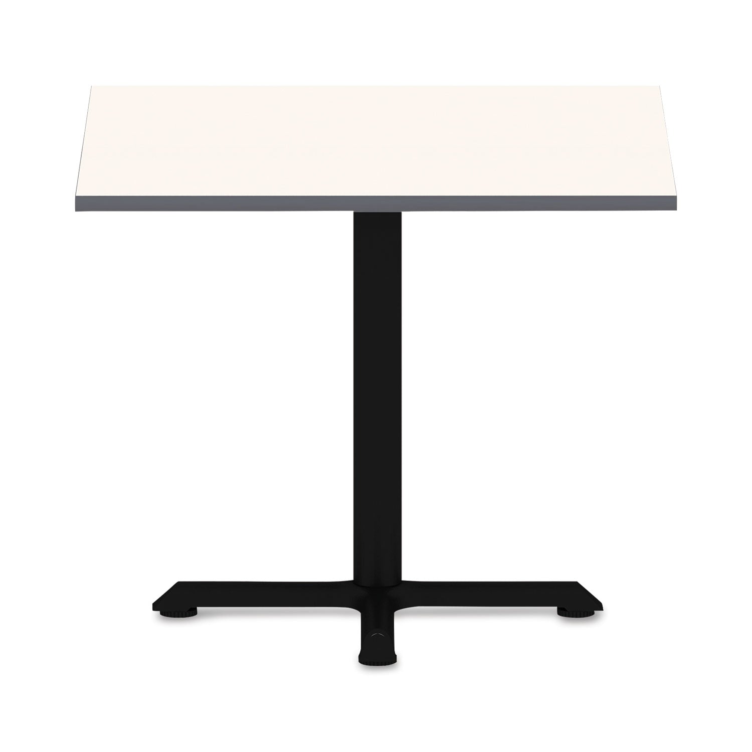 Alera Hospitality Series Single-Column Bases, 27.5" Diameter, 28.5"h, 300 lb Cap, Steel, Black
