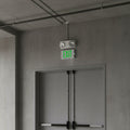 Tatco Swivel Head Twin Beam Emergency Lighting Unit, 12.75"w x 4"d x 5.5"h, White