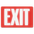 Headline Glow In The Dark Sign, 8 x 12, Red Glow, Exit