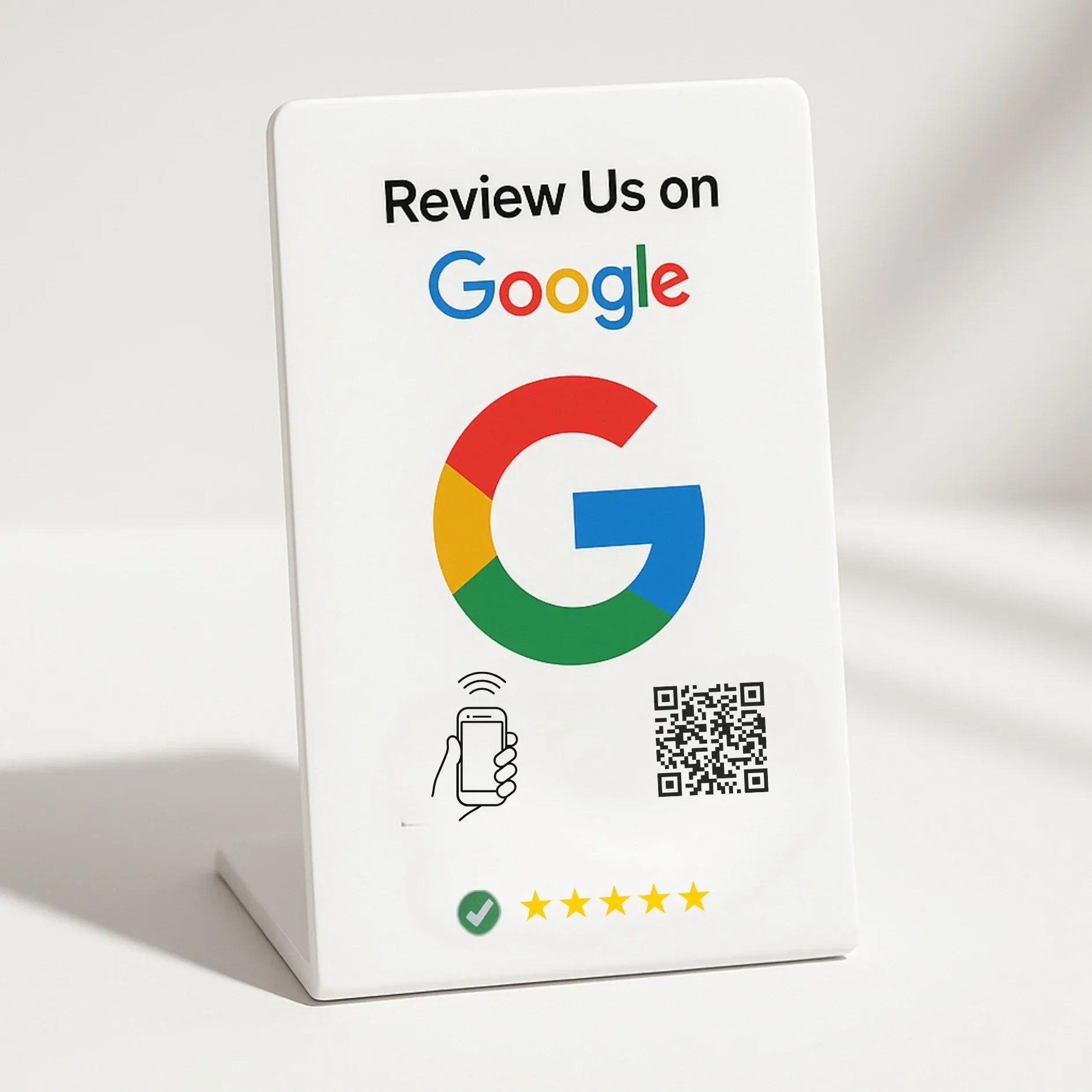 Google Review Stand NFC + QR Tap Sign Review Stands