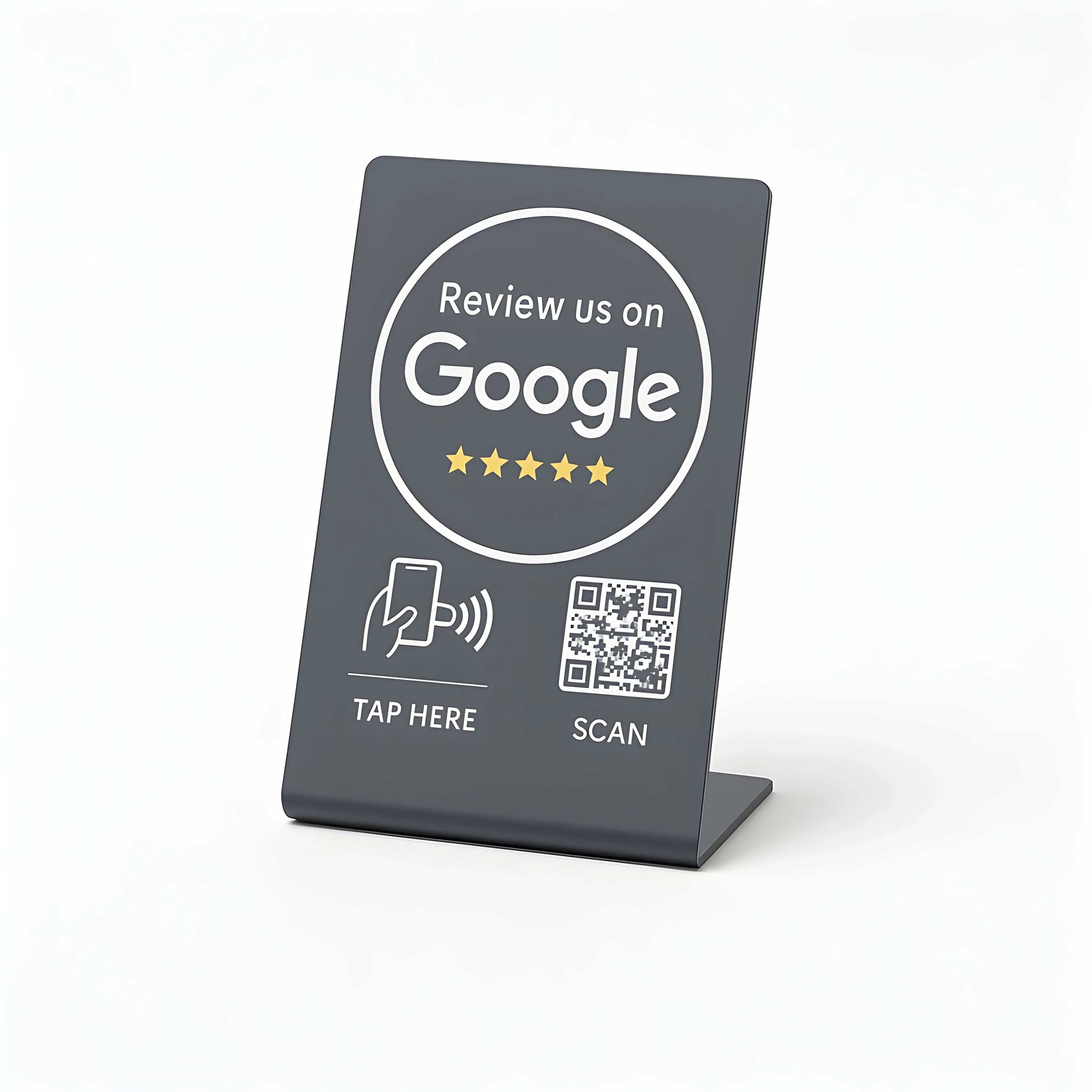 Google Review Stand NFC + QR Tap Sign Review Stands