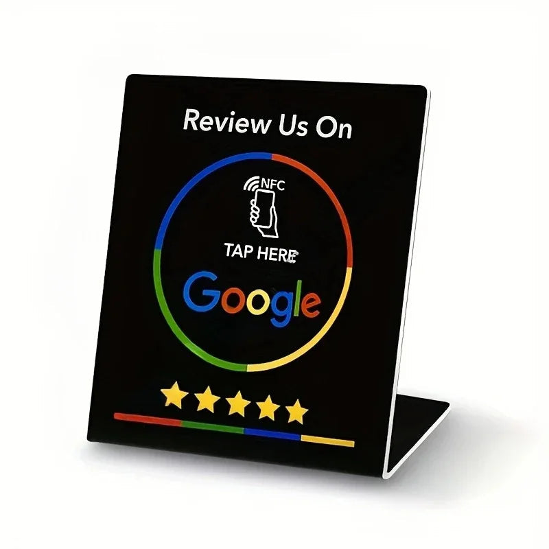 Google Review Stand NFC + QR Tap Sign Review Stands
