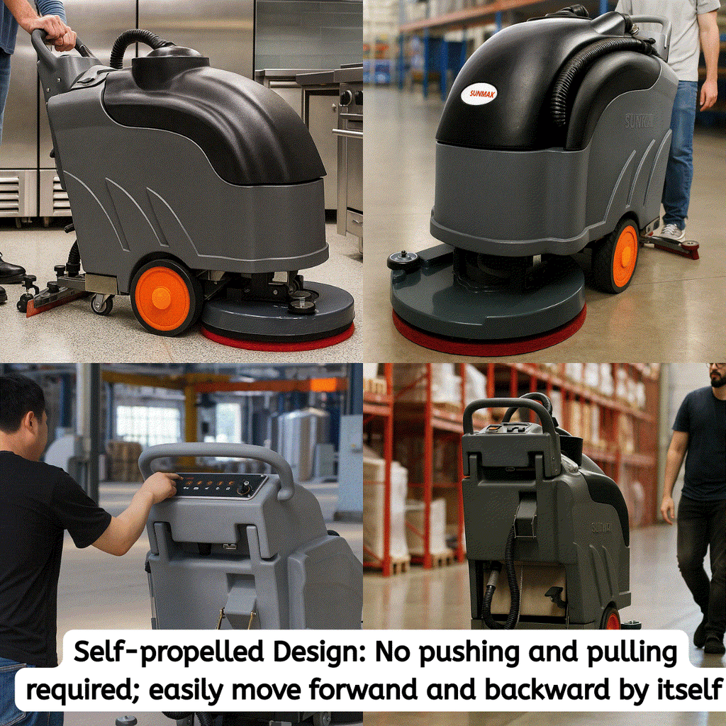 RT50D Self-Propelled Floor Scrubber – 22 in. Cleaning Path, 36,000 sq. ft./hr