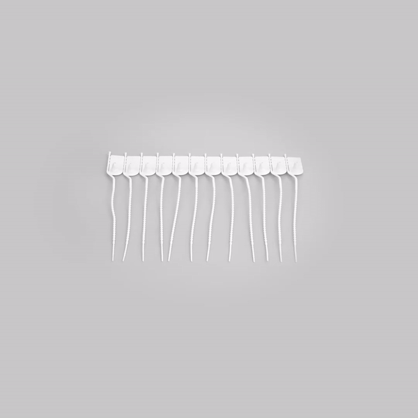 Serve Secure White Security Zip Tie - Tamper-Evident - 7 3/4" - 100 count box