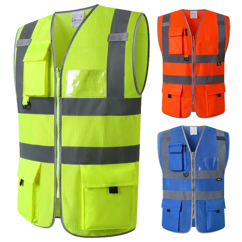 Reflective Safety Vest Breathable Durable  Engineer