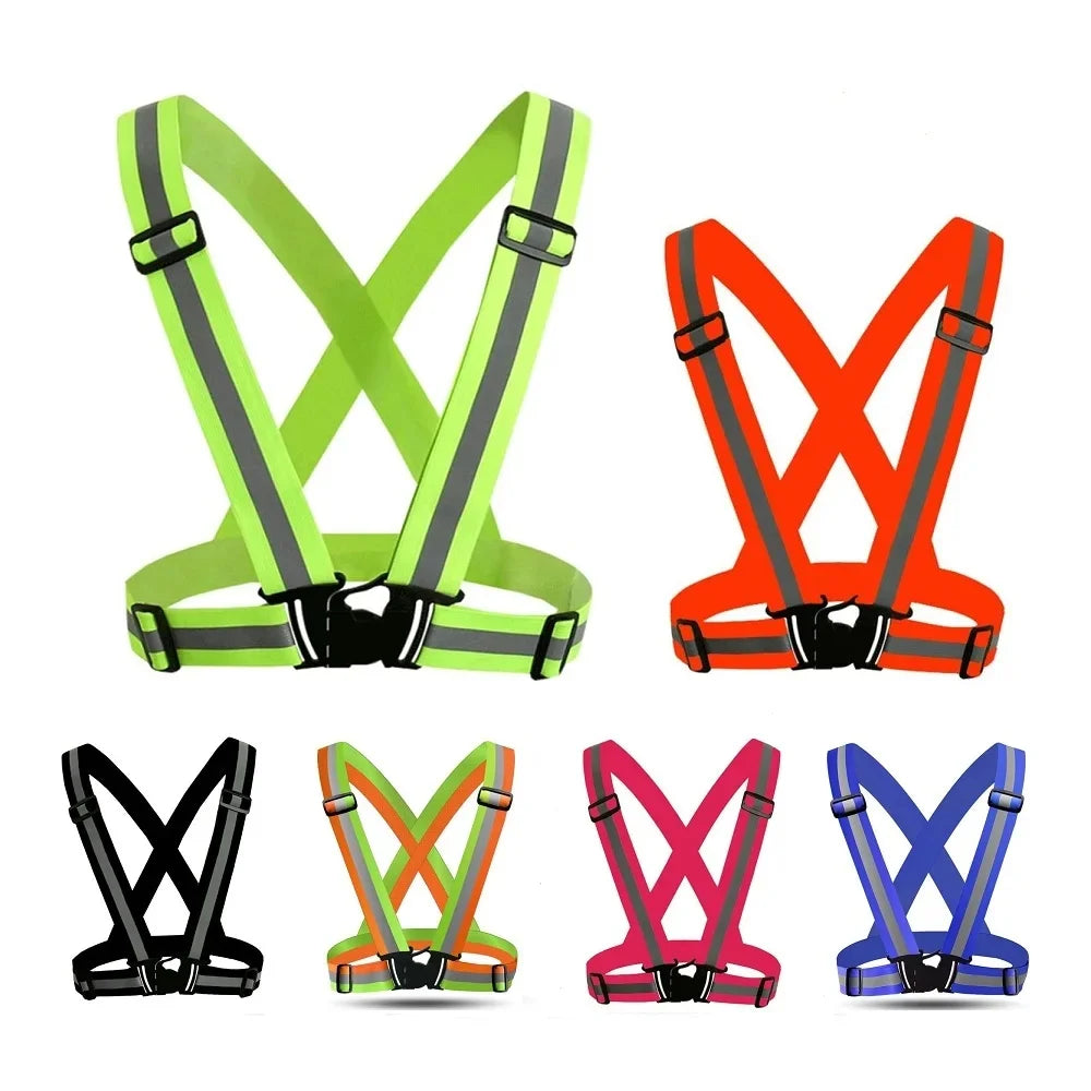 Durable Reflective Safety Vest for Nighttime Activities