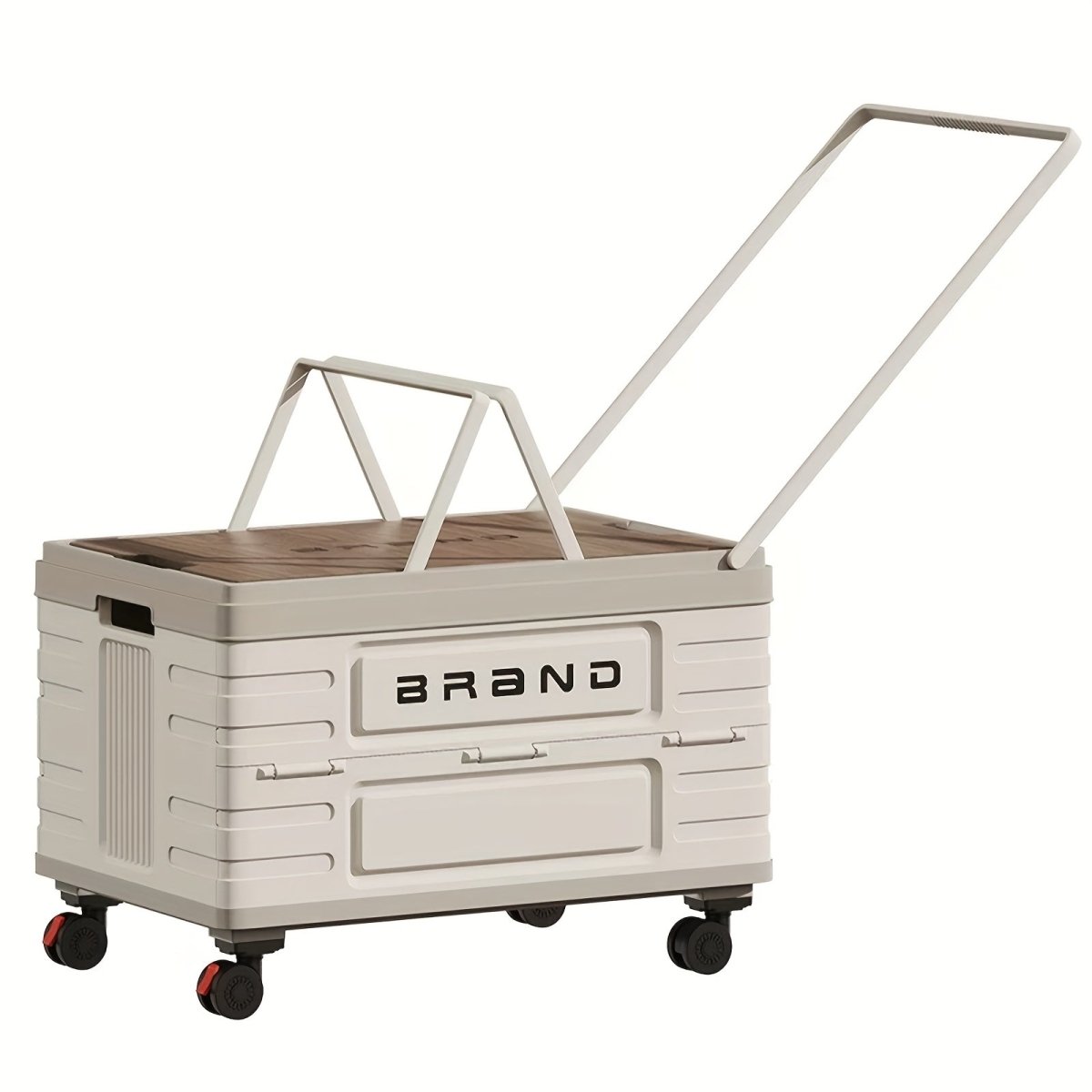 Collapsible Storage Bins Box with Lids And Handle - Portable Plastic Storage - Veteran Powered