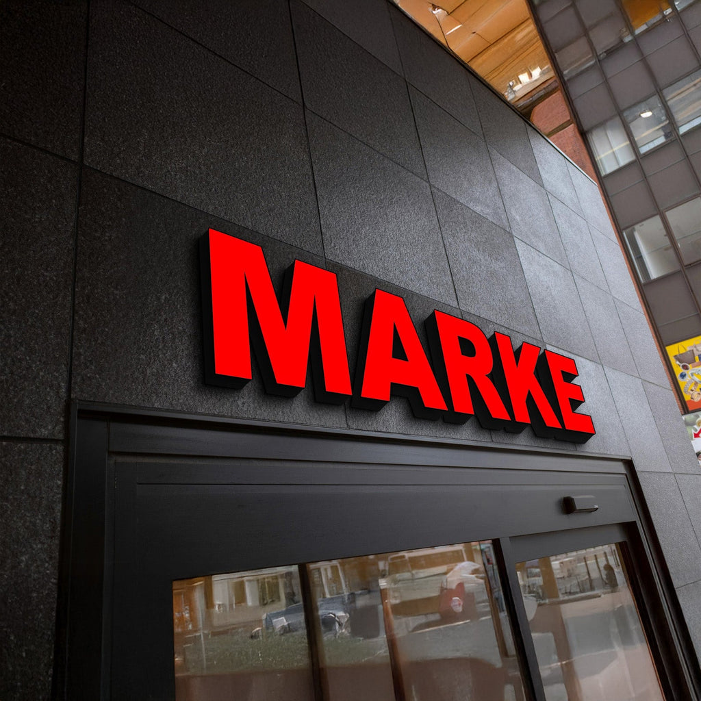 Front Lit LED Channel Letters – Custom 3D Business Sign for Storefront
