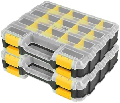 Double Side Tools Box Organizer with Removable Dividers - Veteran Powered