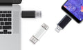 KO II Dual USB 3.1 Flash Drive Unprinted