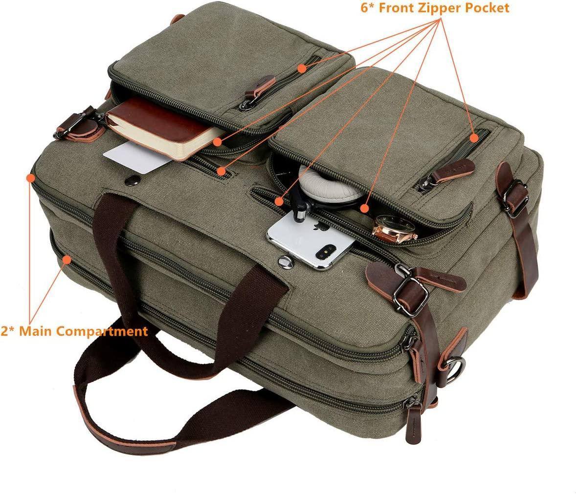 Men's Canvas Messenger Bag – Structured Office Carry