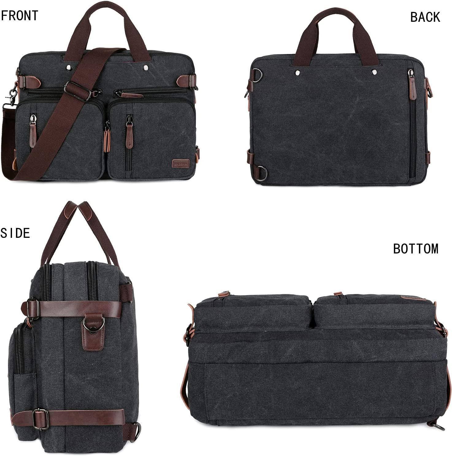 Men's Canvas Messenger Bag – Structured Office Carry