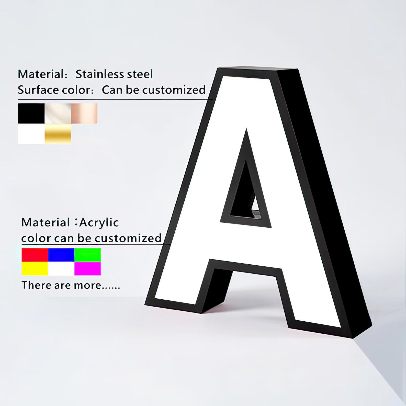 Front Lit LED Channel Letters – Custom 3D Business Sign for Storefront