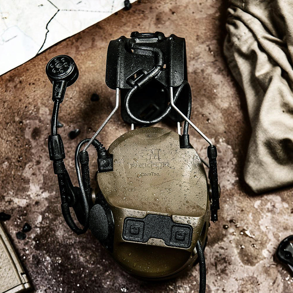 Peltor ComTac VIII | High-Clarity Radio & Instant Hearing Protection w/ Fail-Safe Backup Comms