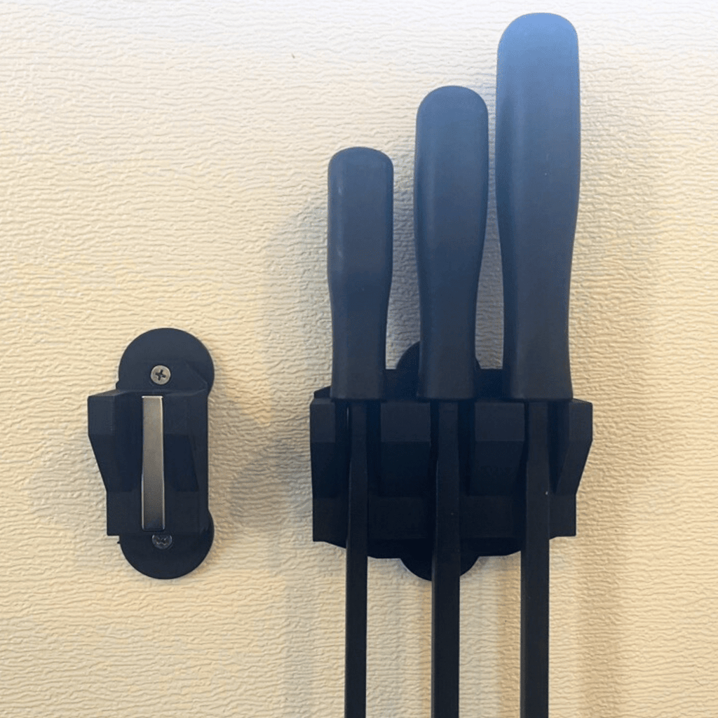 Magnetic Pry Bar Holder (1 - 4 Slots) - Veteran Powered