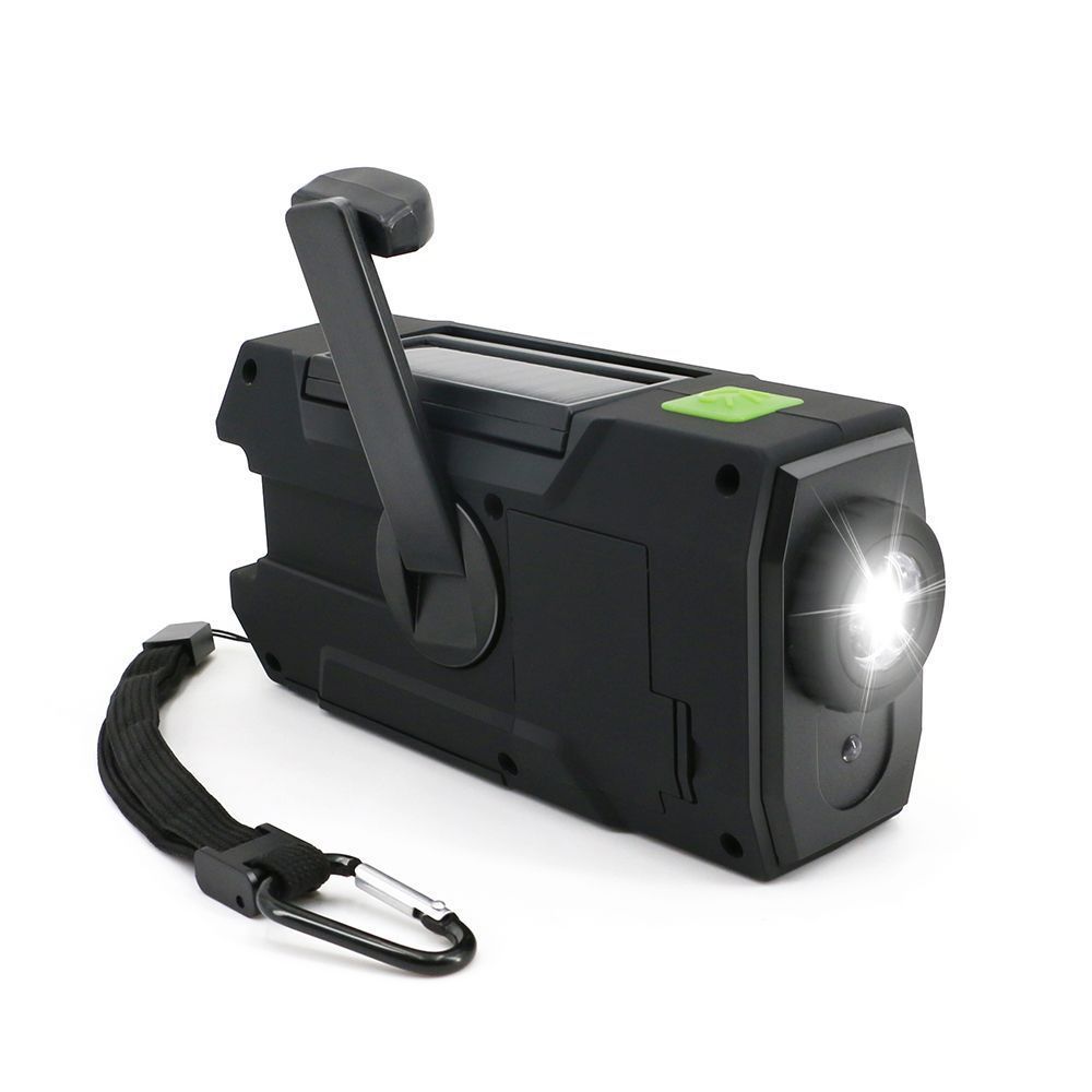 Multifunctional Solar Rechargeable Emergency Light Radio - Veteran Powered