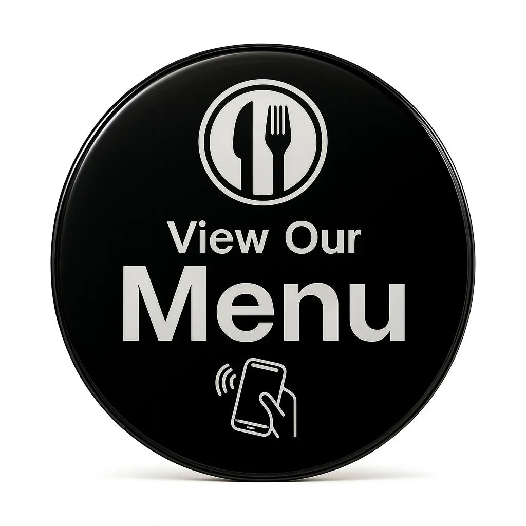 NFC Menu Sticker for Restaurants, Cafes & Bars (2026 May Smart Chip)