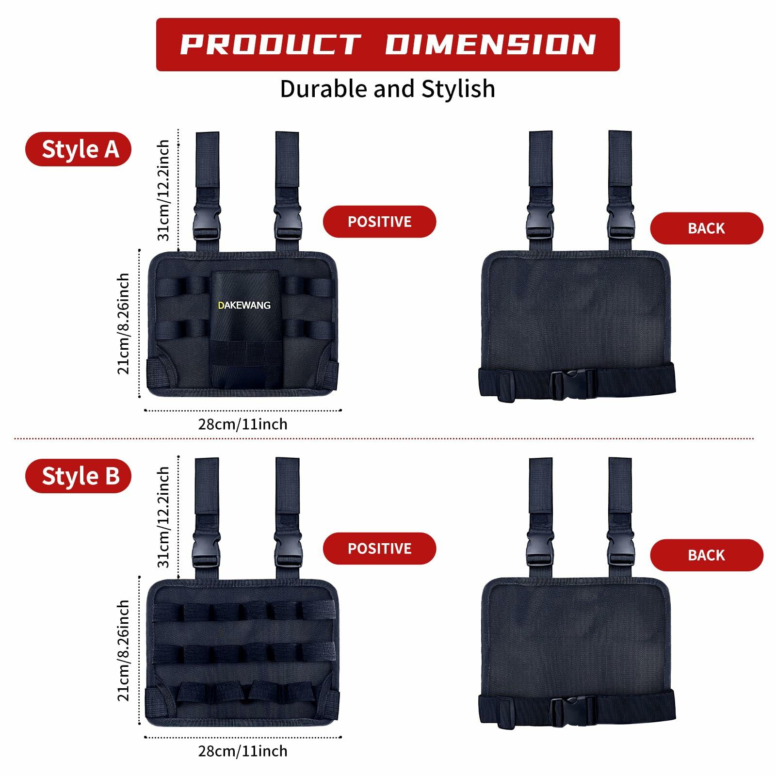 dakewang Tool Holster Pouch with Belt Clip Maintenance Tool Bag for Legs AB