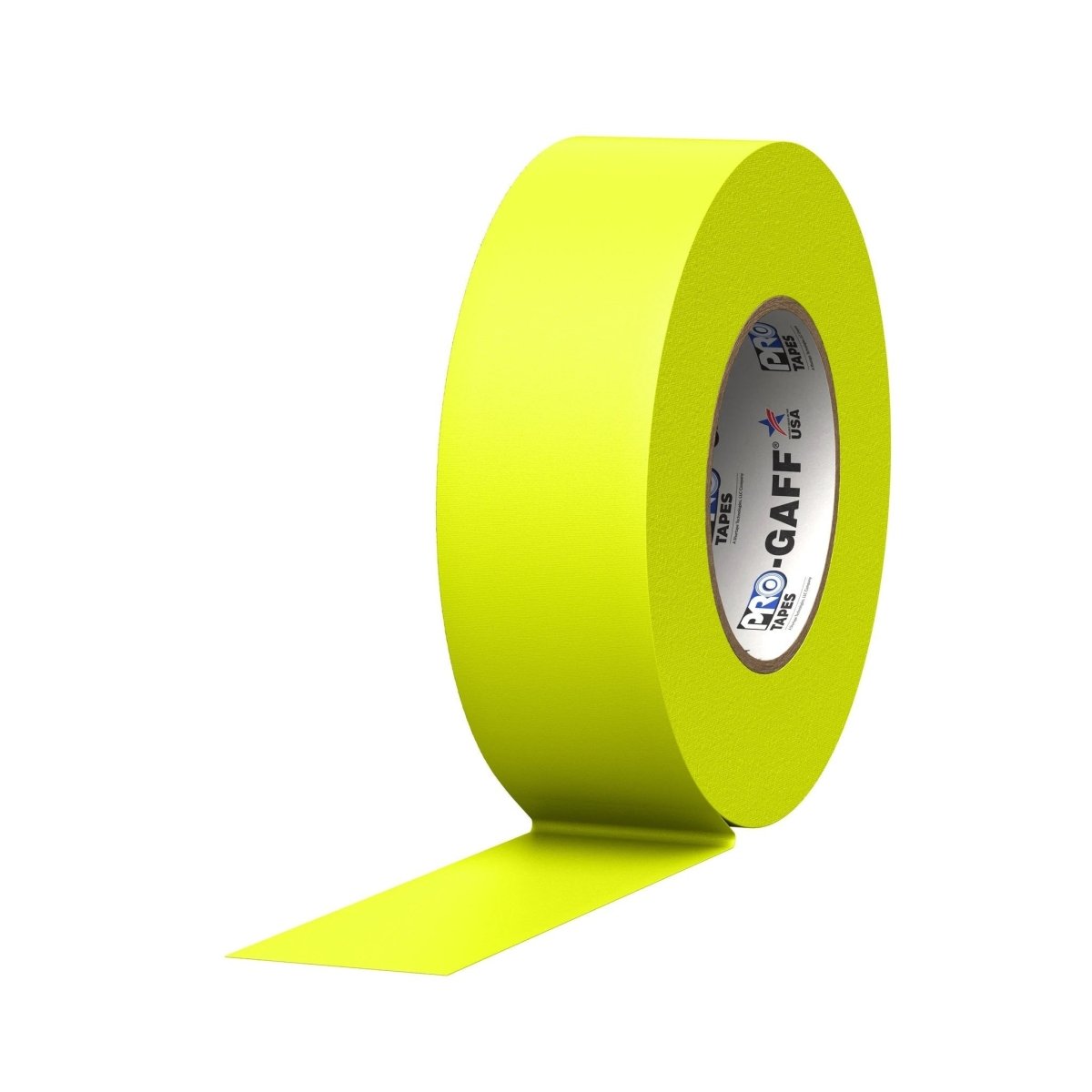 Pro Tapes Pro Gaff Fluorescent Gaffer Tape – 2" x 50 Yard FL Colors - Veteran Powered