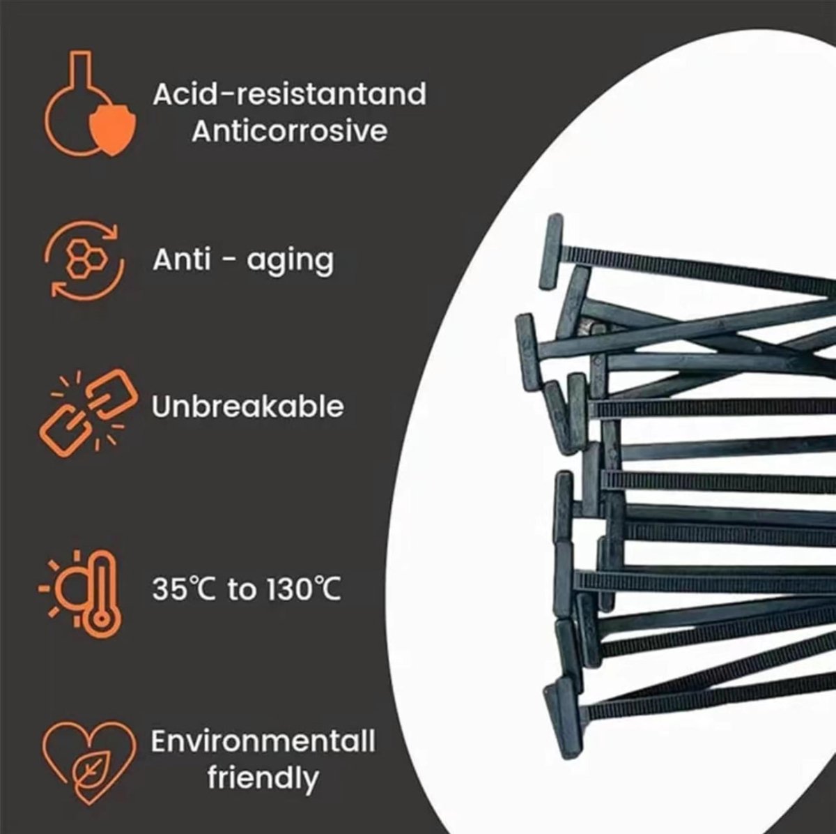 ZipLock Pro Cable Ties - Veteran Powered